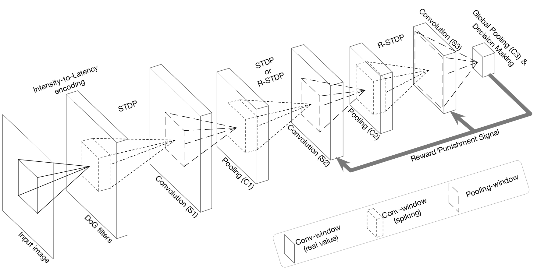 A Brain-Inspired Reinforcement Learning Mechanism for Pattern Recognition