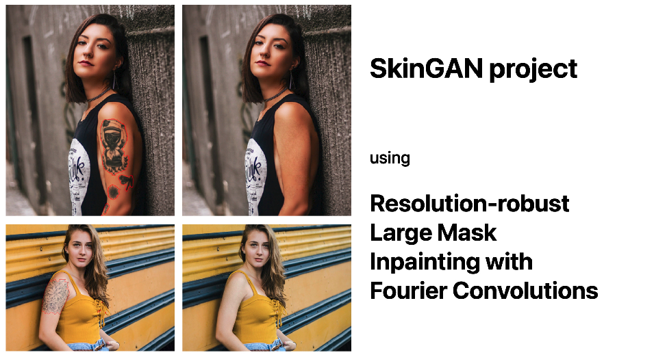 SkinGAN Project using LaMa-Fourier